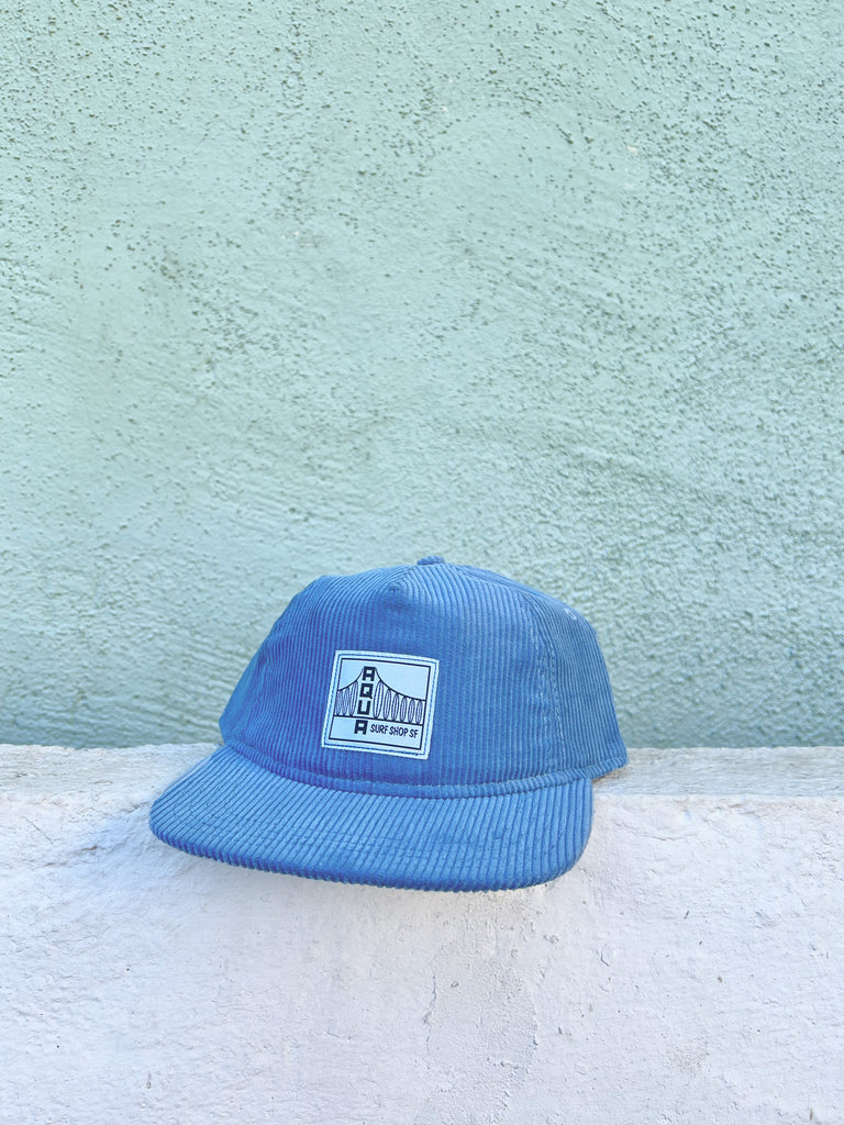 SQUARE PATCH AQUA HAT