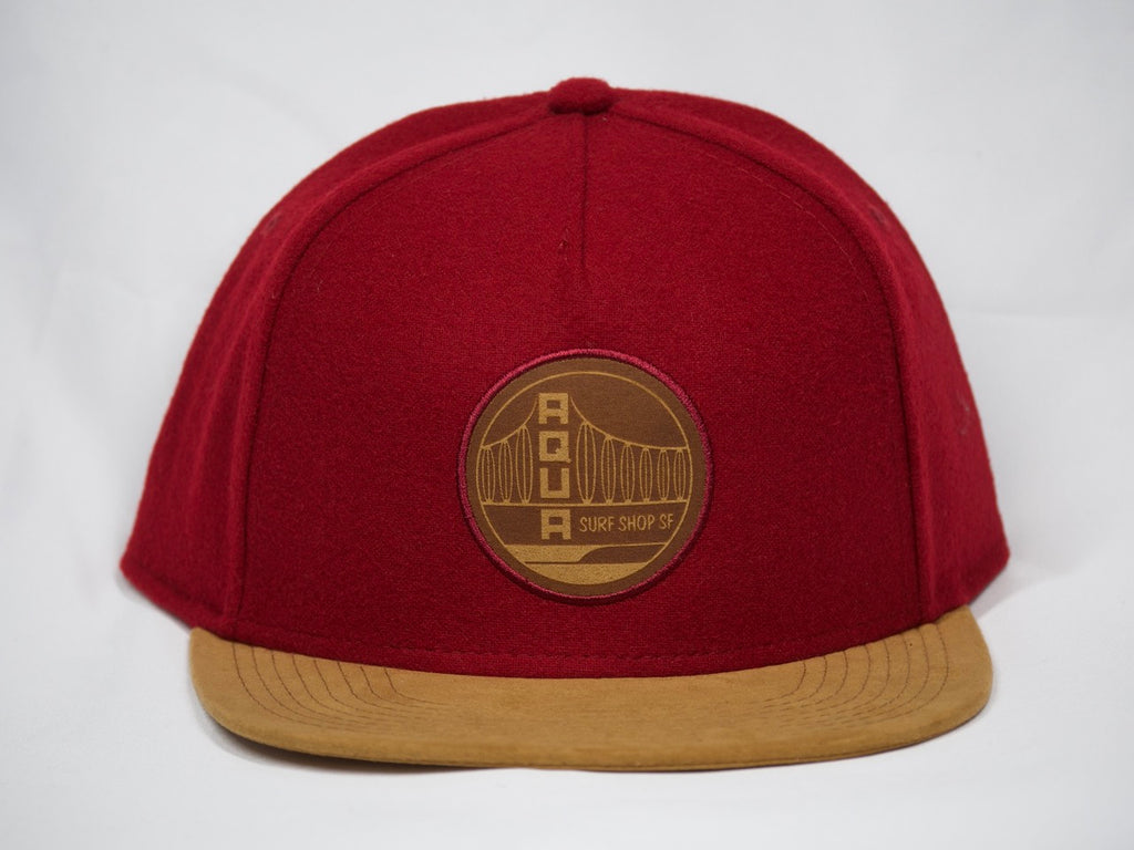 BROWN PATCH AQUA HAT