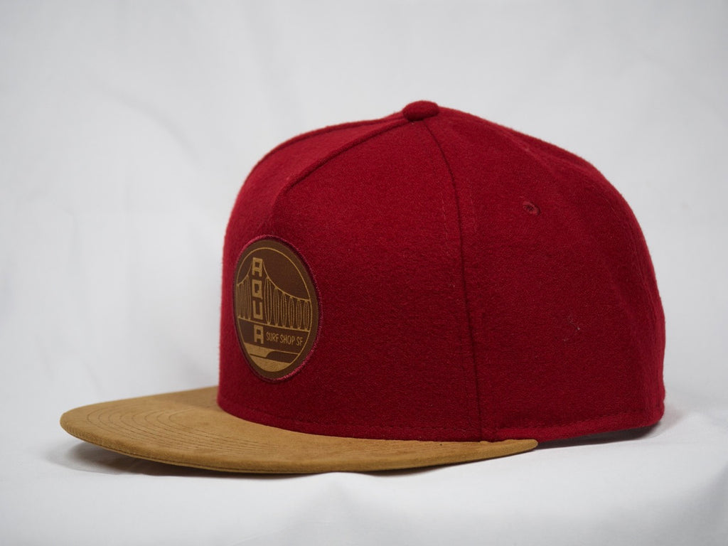 BROWN PATCH AQUA HAT