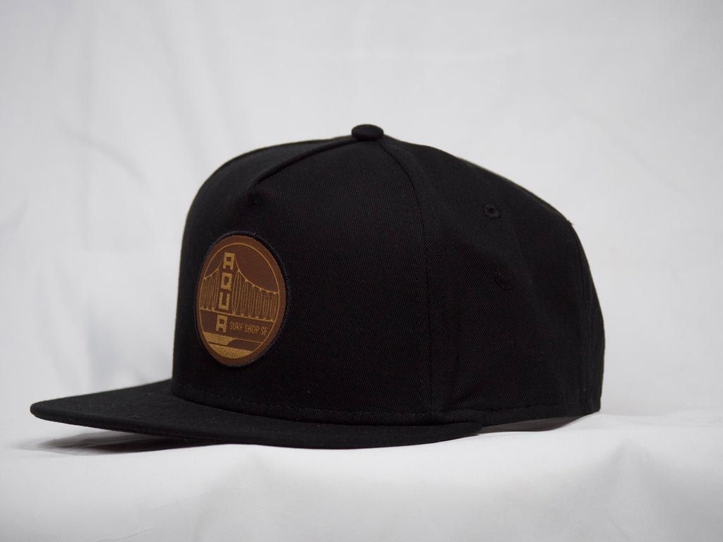 BROWN PATCH AQUA HAT