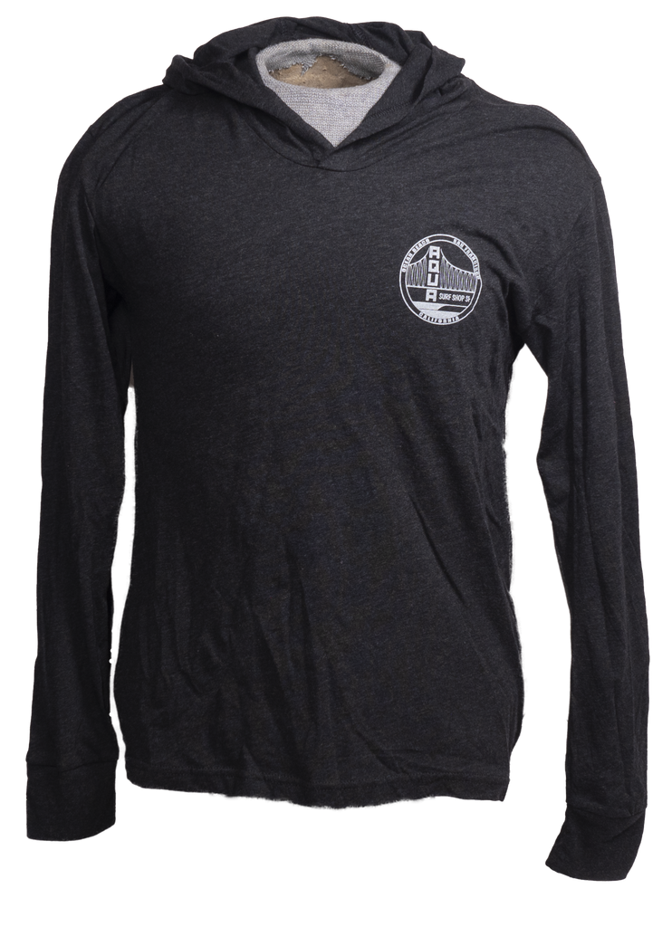MENS HOODED LONGSLEEVE BRIDGE TEE